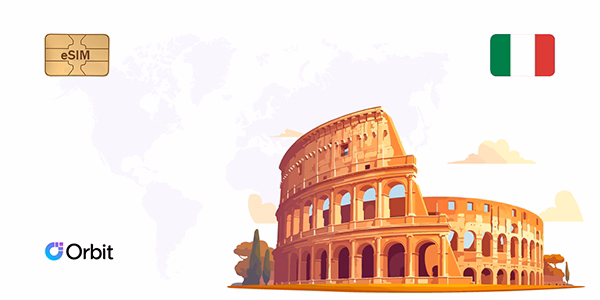 Italy Travel eSIM Image