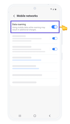 Android Data Roaming